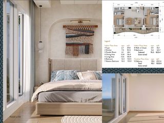 95.1 sqm 2 Bedroom Spacious Condo Unit in a White Sand beach