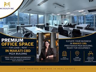 Premium Office Space for Lease Rent in Makati CBD PEZA Building