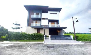 For Sale Semi-Furnished Modern Design Three (3) Storey Single Detached House and Lot with Swimming Pool Along Daang Hari Road / Alabang in Las Piñas
