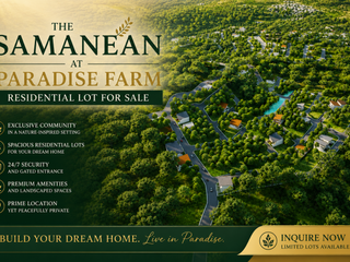 The Samanean at Paradise Farms Residential Lots for Sale | Your Perfect Address Awaits