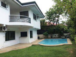 4br House for RENT in Ayala Alabang Village, with poolm, High Ceiling