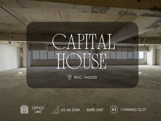 RUSH SALE OFFICE SPACE IN BGC | CAPITAL HOUSE, BGC