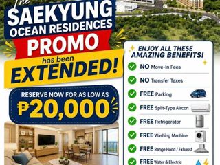 P7,500 equity preselling beachview condo with pag-ibig financing! bigger studio starts at P2.8M only!