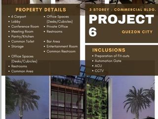 BUILDING OFFICE-COM'L 3 STOREY WITH ROOF DECK PROJ 6 QC