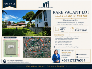 FOR SALE | Premium Residential Lot in Ayala Alabang Village