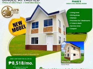 Affordable Single House & Lot- Carnation Model