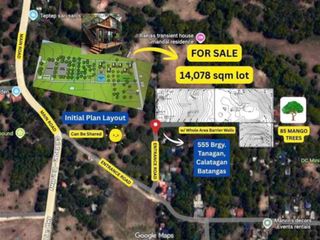 1.4 Hectares Prime Lot for Sale in Brgy. Tanagan Calatagan Batangas