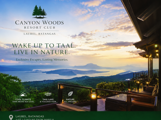 638sqm Lot for Sale in Canyon woods at Georgetown with full view of Taal Volcano