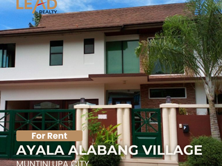 2-Storey 3 Bedroom HOUSE FOR RENT Ayala Alabang Village Muntinlupa City near Alabang Hills 400 Hillsborough Alabang Portofino South Alabang West AAV H