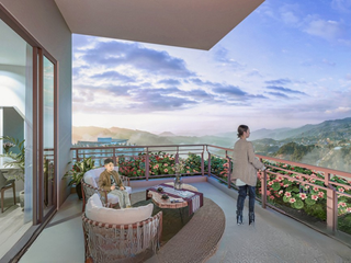 Tuba, Benguet Fully Furnished 2 BR Eco-agricultural Condotel Unit w/ Balcony + Mini Bar near SM City Baguio || DCP