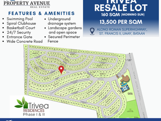 TRIVEA LOT FOR SALE- LIMAY BATAAN