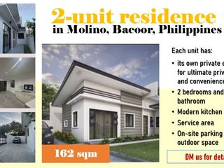 For Sale: New and gorgeous 2-unit residence in Bacoor Cavite ready to move in, clean title, a rare find!