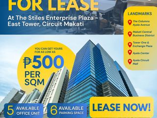 Strategic Business Move: Corporate Units at The Stiles Enterprise Plaza from ₱500/sqm