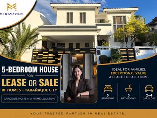 5-Bedroom House for Lease or Sale in BF Homes Parañaque City