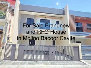 FOR SALE RFO & BRANDNEW HOUSE IN MOLINO BACOOR CAVITE
