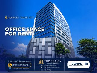 ₱900/sqm Mckinley West, Taguig City Office Spaces for Lease