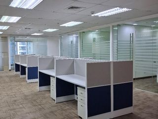 Office for Lease F.A.- 517sq.m., Fully Furnished, RFO, Salcedo Village, Makati City (near RCBC Plaza, Ayala Ave. Makati City)