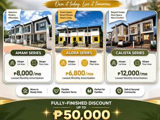 House and Lot-Low Monthly