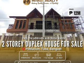 Ready For Occupancy 2-Storey Duplex Log Cabin for Sale in Tuba Benguet | 4 Bedrooms - LSS