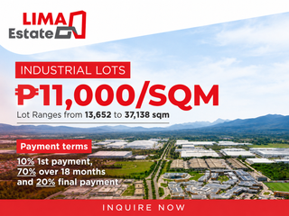 Lima Estate, Batangas PEZA-Registered Industrial Lot for Sale