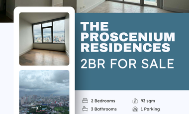 THE PROSCENIUM RESIDENCE: 2BR For Sale, 93 sqm, 1 parking, P35M