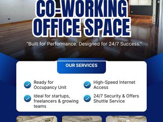 OFFICE/CO-WORKING OFFICE SPACE FOR LEASE