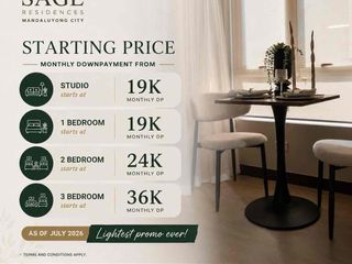 Sage Residences Condo for Sale in Mandaluyong | Studio, 1BR, 2BR & 3BR