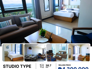 Affordable For Sale Studio w/ Balcony in 8 Newtown Boulevard, Mactan Newtown, Cebu | CGT Inclusive