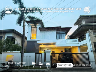 MODERN TWO STOREY HOUSE FOR RENT WITH 4BEDROOM COVERED PARKING UNFURNISHED LOCATED IN PULU AMSIC