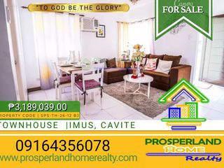 TOWNHOUSE FOR SALE IN IMUS, CAVITE