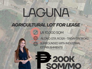 AGRICULTURAL LOT FOR LEASE 10,000 SQM