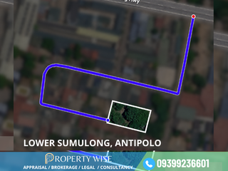 1,000 SQM COMMERCIAL LOT FOR  LEASE – LOWER SUMULONG, ANTIPOLO