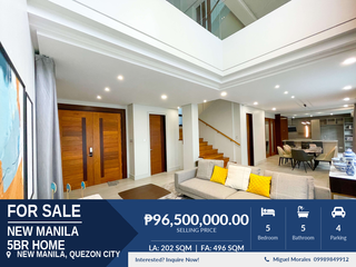 5BR Brand New Fully Furnished House for Sale in New Manila, Quezon City