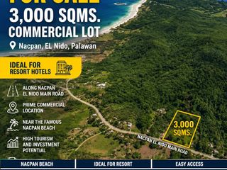 El Nido Nacpan Beach Commercial Lot for Sale