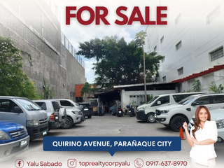 Commercial Lot for Sale Along Quirino Avenue, Tambo, Parañaque City