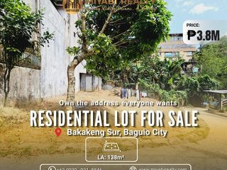 138 sqm |  Residential Lot in Bakakeng, Baguio City For Sale - LSS