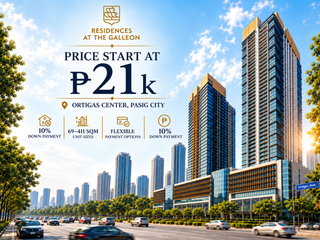 Limited-Time 0% Interest Promo | The Galleon Ortigas Pasig Condo for Sale