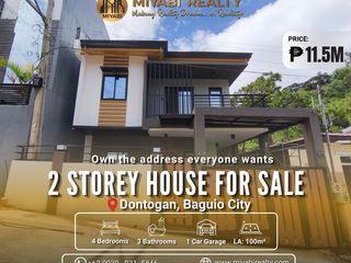 Ready For Occupancy |  11.5M  2 Storey Brand New House & Lot in Dontogan Baguio City For Sale - LSS