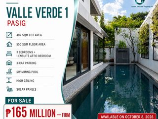482sqm 3 BR House and Lot for Sale in Valle Verde 1, Pasig City Near Ortigas, BGC & Kapitolyo