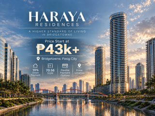Up to 17% OFF! Pre-Selling Condo Unit at Haraya Residences Bridgetowne, Pasig City