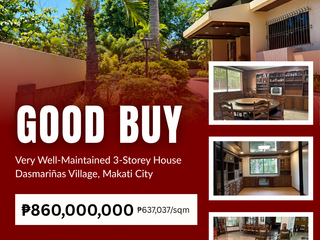 FOR SALE: Very Well-Maintained House in Dasmarinas Village Makati City