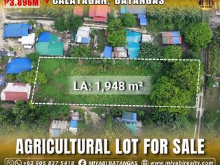 3.956M Agricultural Lot for Sale Located in Tanagan Calatagan Batangas RAS