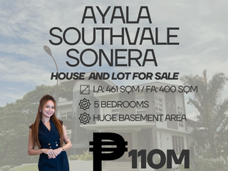 HOUSE FOR SALE IN AYALA SOUTHVALE SONERA - HUGE BASEMENT AREA