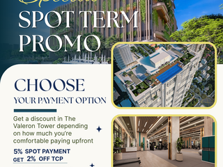 Condo for Sale Along C5 Pasig | The Valeron Tower | Pre-Selling