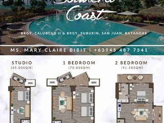 Solmera Coast RFO Preselling 2 Bedroom Condo For Sale in San Juan Batangas