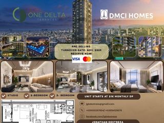 One Delta Terraces by DMCI Homes Pre Selling units available in West Avenue and Quezon Avenue in Barangay West Triangle, Quezon City