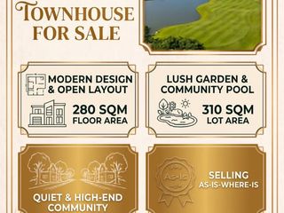 ⛳ PRIME 3BR TOWNHOUSE W/ 2 CARPARKS | Manila Southwoods | ₱15M CASH
