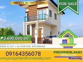 HOUSE & LOT FOR SALE ALITAGTAG, BATANGAS