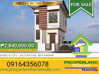HOUSE & LOT FOR SALE ALITAGTAG, BATANGAS