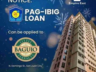 2 Bedroom For Sale in Little Baguio Terraces San Juan near LRT 2 J-Ruiz,